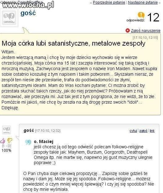 To jej polecił...