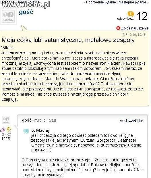 To jej polecił...