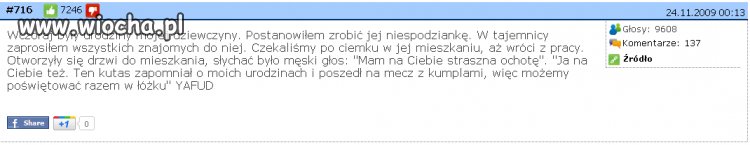 Niespodzianka.
