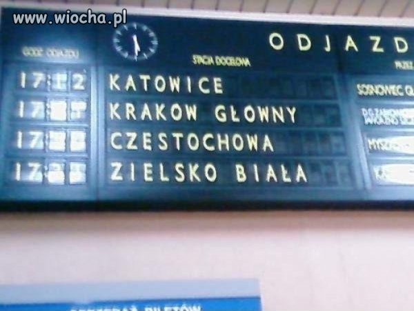 Bardzo wesoły pociąg  zilesko biała  