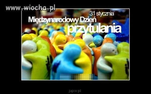 31 stycznia - dzień przytulania