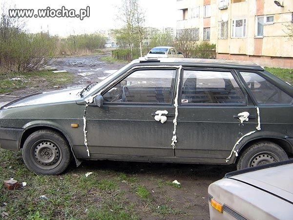 Uszczelnił auto