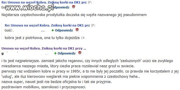 Pisarczyk z Wyborczej i jego trafiona nazwa węzła