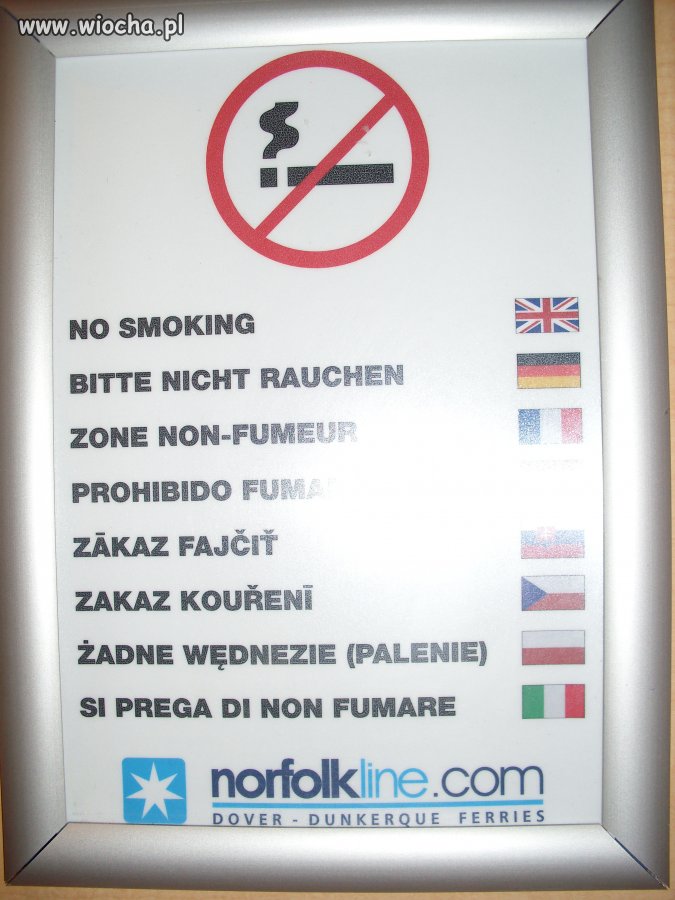 Zakaz palenia...