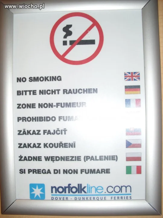 Zakaz palenia...