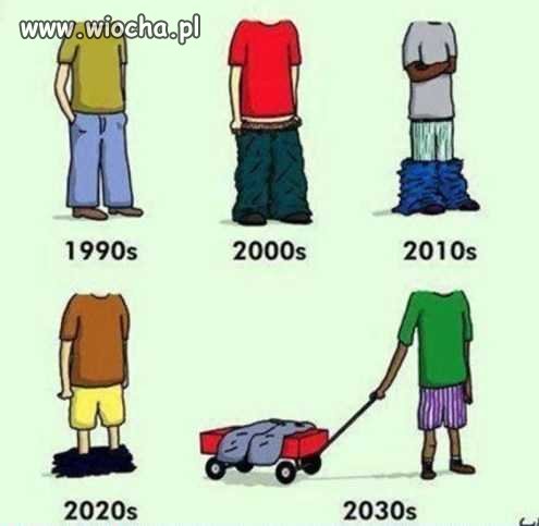 Opadające spodnie