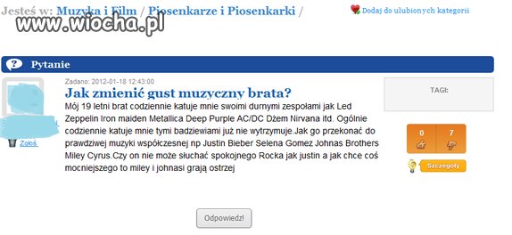 Bieber to delikatny a Miley ostrzejszy rock