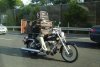 Kurier motocyklowy.