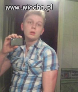 100% męskości = sweet fotka przed lustrem, dzióbek
