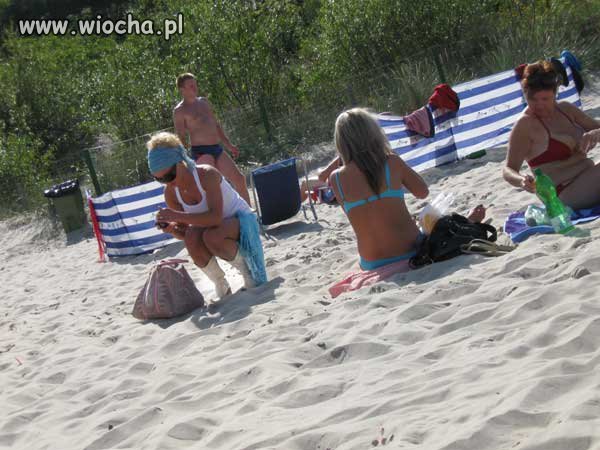 KOZAKI NA PLAŻY, jeżeli to nie wiocha