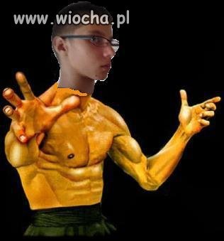 King Bruce Lee karate "miszcz"