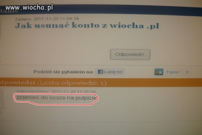 ''przenieś do kosza na pulpicie'' 