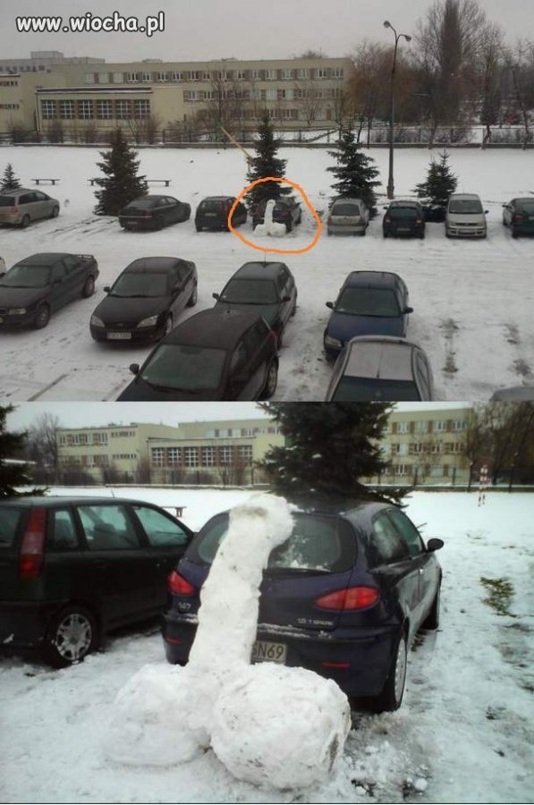 Jakiś kutas zastawił wyjazd...