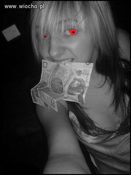 Dziunia i cztery dychy w ryju