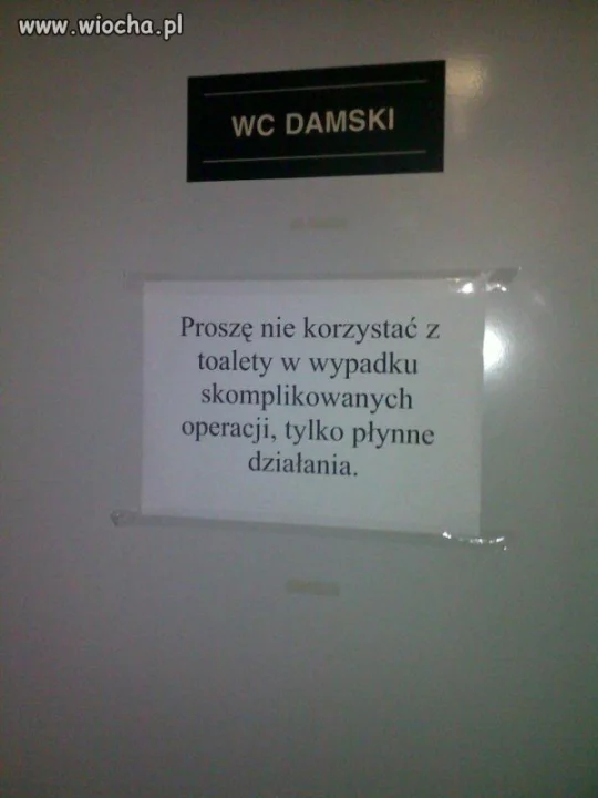 Drogie panie...