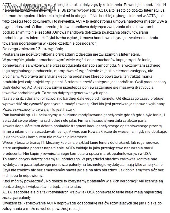 APEL Przeczytajcie to rodzicom, dziadkom, wujkom. 