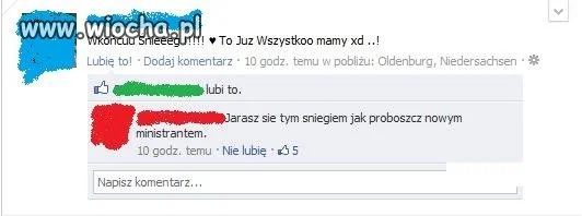 Śnieg...