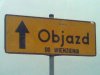 Objazd...