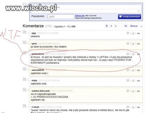Komentarz pewnej ''pomarancy''