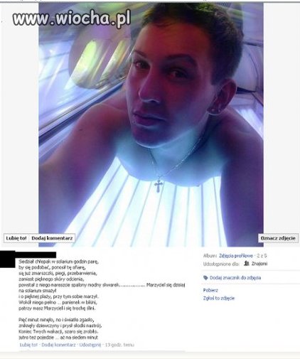 Nie ma to jak solarium i ta sweet skwareczka mmm