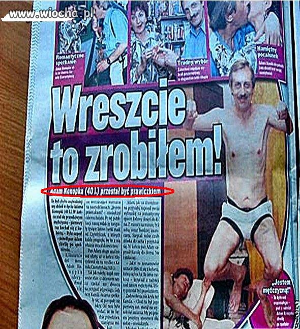 Wreszcie to zrobił!