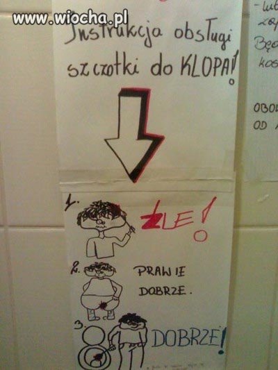 Instrukcja obsługi szczotki