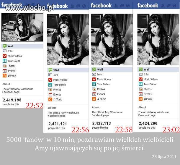 Amy Winehouse, Niemen, Jackson itd