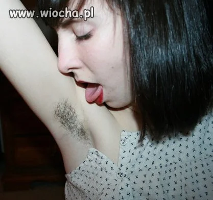 Lans na włosy spod pachy...