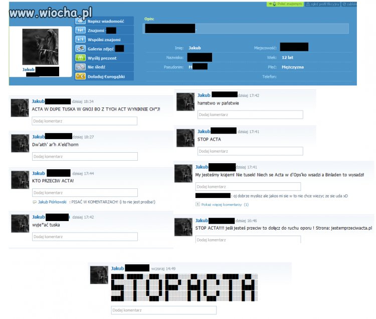 12-sto letnie dziecko