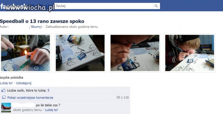Podgrzewam jogurty i wciągam krechy z cukru