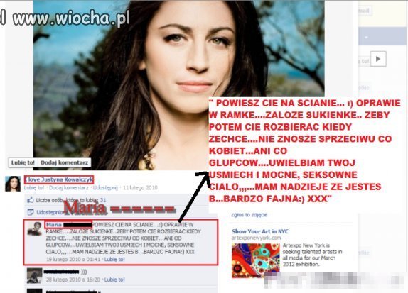 Wielki fan o imieniu Maria. 
