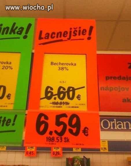 Nie tylko w Polsce są powalające zniżki cen...