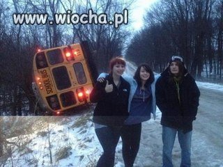 Takie tam przy autobusie