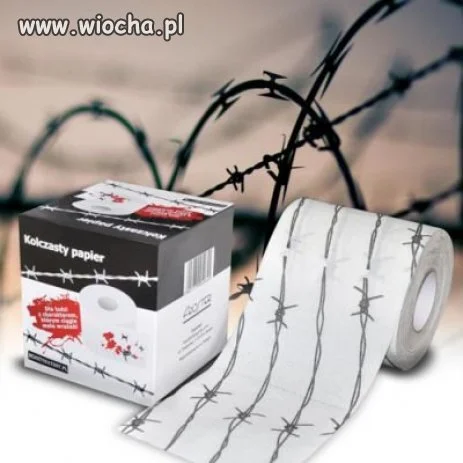 Kolczasty papier toaletowy