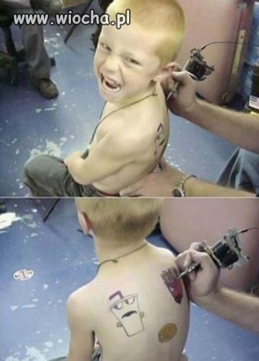 Tatuowanie dziecka.