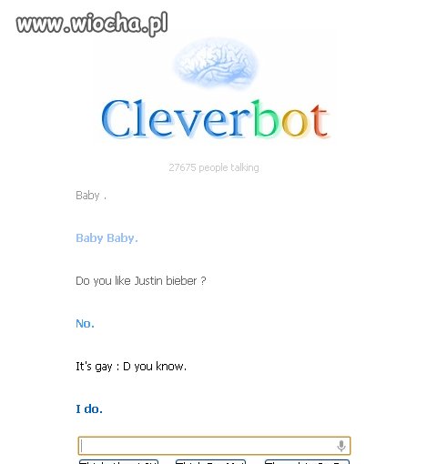 Nawet Cleverbot 