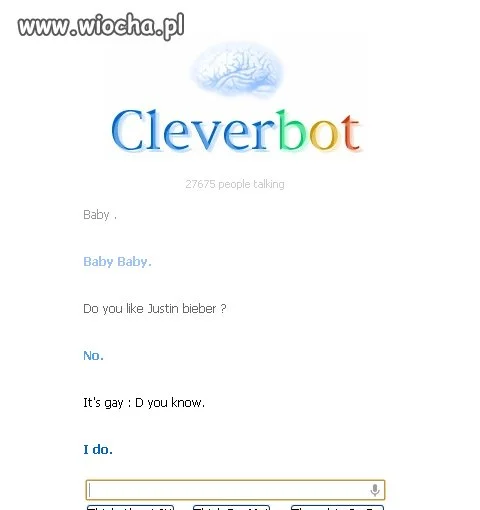 Nawet Cleverbot 