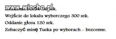 Za to nic nie zapłacimy...