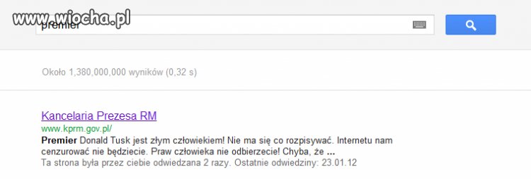 Premier, to zły człowiek?