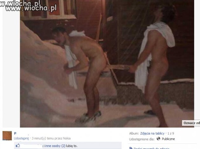 Gejowskie zabawy w śniegu 