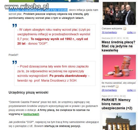Nasze zyski według mediów!!