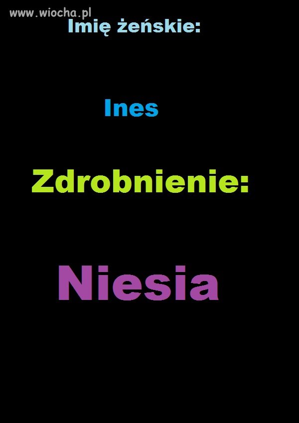 Moja żona tak właśnie...
