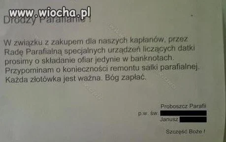 Ogłoszenia parafialne