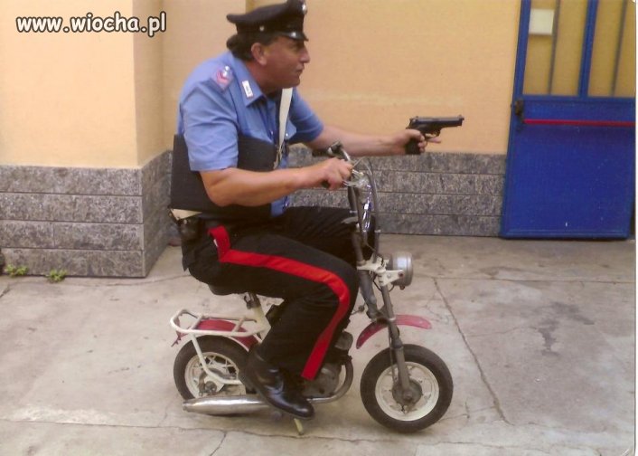 A we Włoszech na mini motorkach