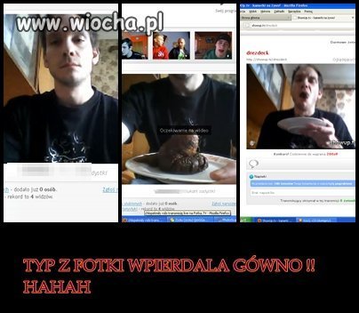 Nie ma to jak Gówno o Poranku. Typ z Fotki.pl 