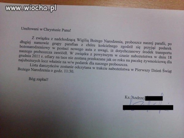 Umiłowani w Chrystusie Panu