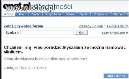Hamulec silnikowy