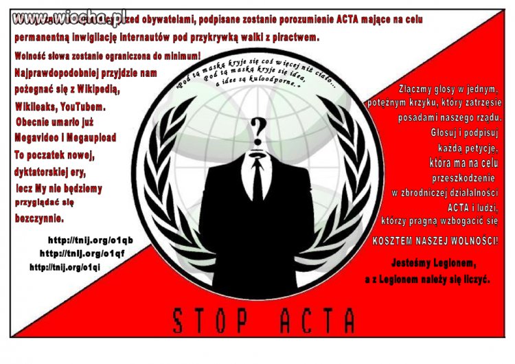 Acta to prawdziwa wiocha