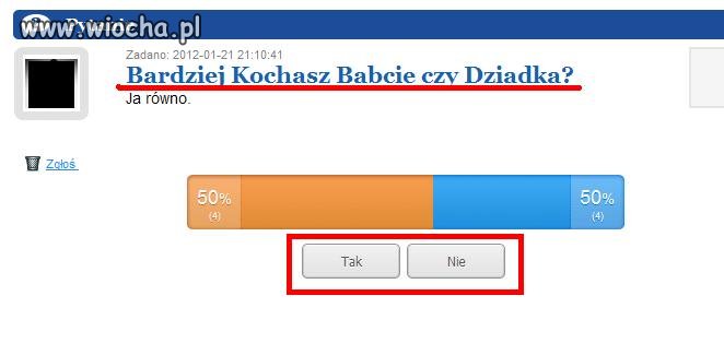 Pytanie godne podziwu