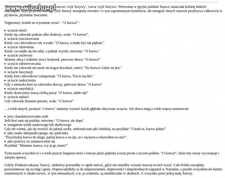 Historia słowa "kurwa"